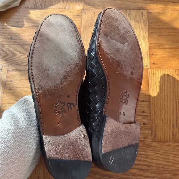 Bottega Veneta style MAUS & HOFFMAN Woven Bit Slip-On size 9.5 leather - Picture 6 of 7